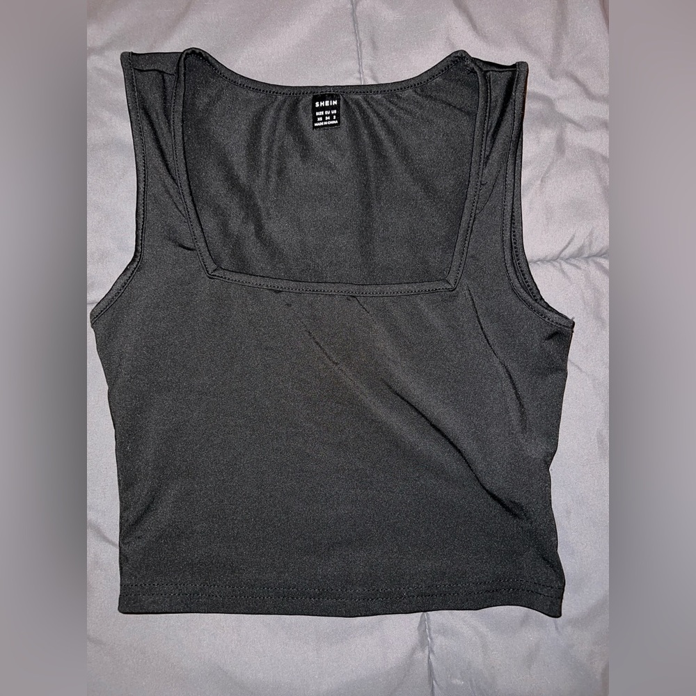 SHEIN square neck top